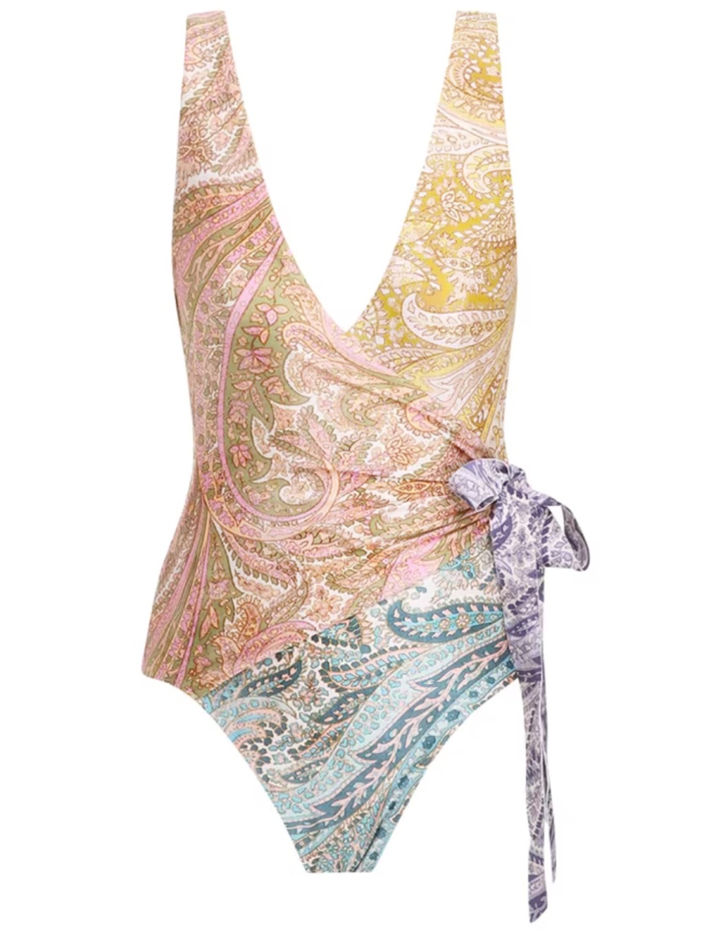 Zimmermann Brighton patchwork One-Piece Swimsuit